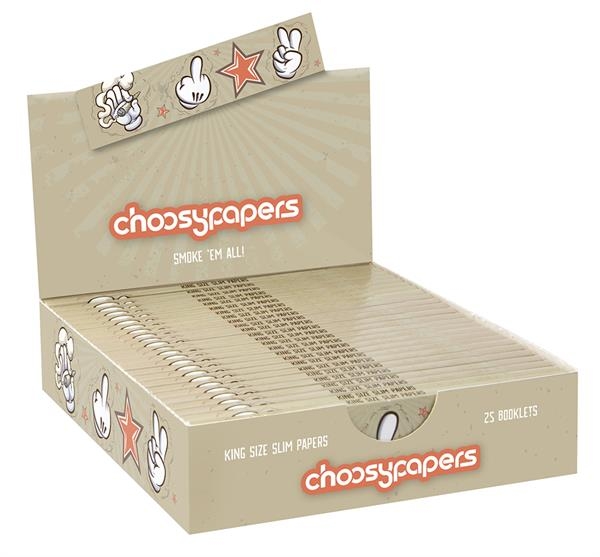 Choosypapers King Size Slim Zigarettenpapier Comic Hands